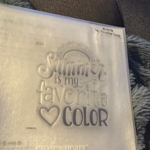 Close to My Heart "My Favorite Color" Home Design Stamp - White